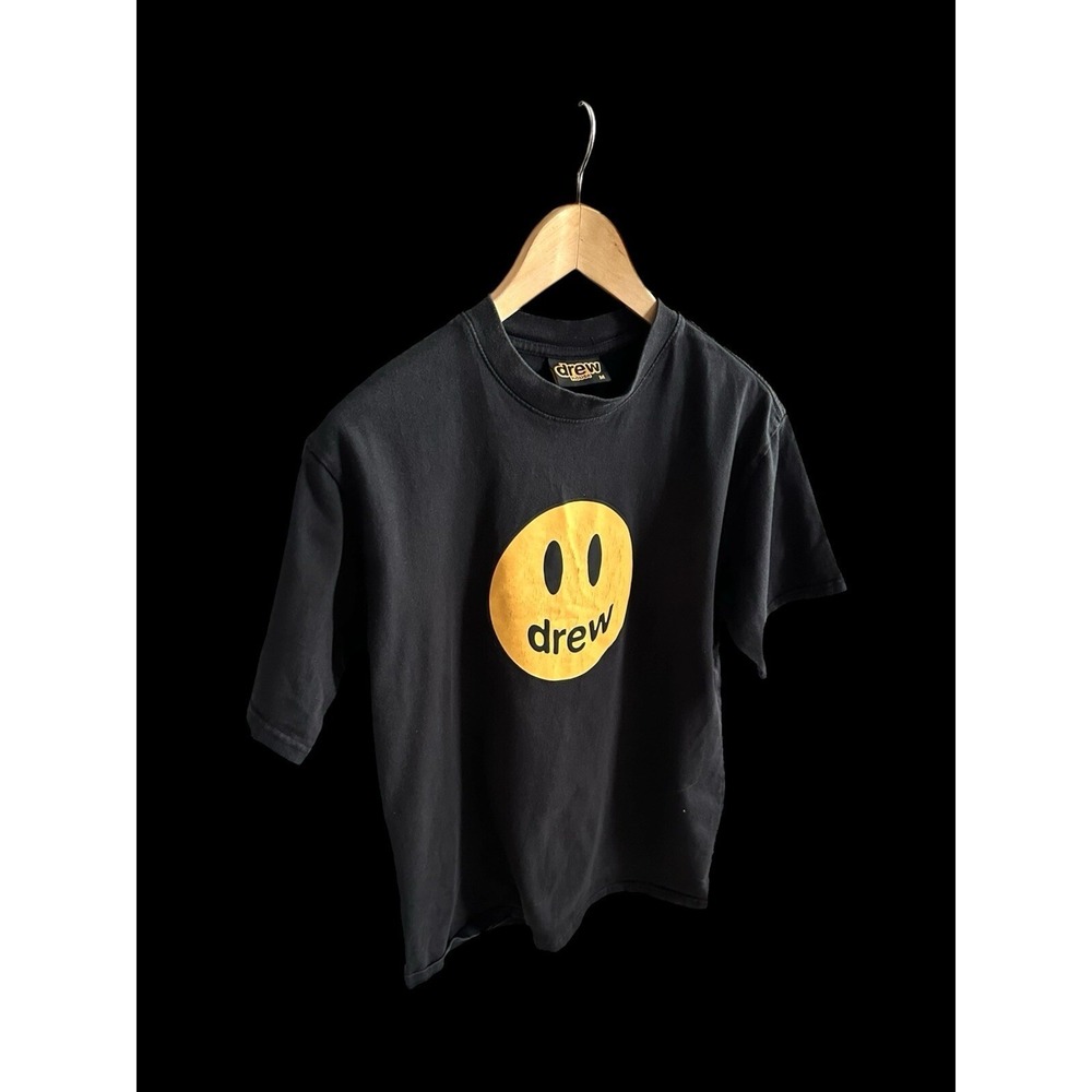 Drew house Short Sleeves T-shirt Color Black Size Medium